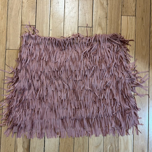 Zara Fringed Mini Skirt - size medium - Picture 4 of 8